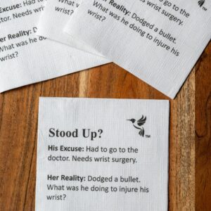 Stood up Quote 6 Napkin - NSU0070